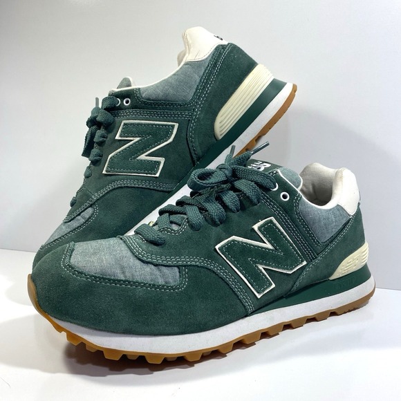 New Balance Other - New Balance 574 Mens Size 10 Classic Green Heather Green Off White Gum ML574WCR